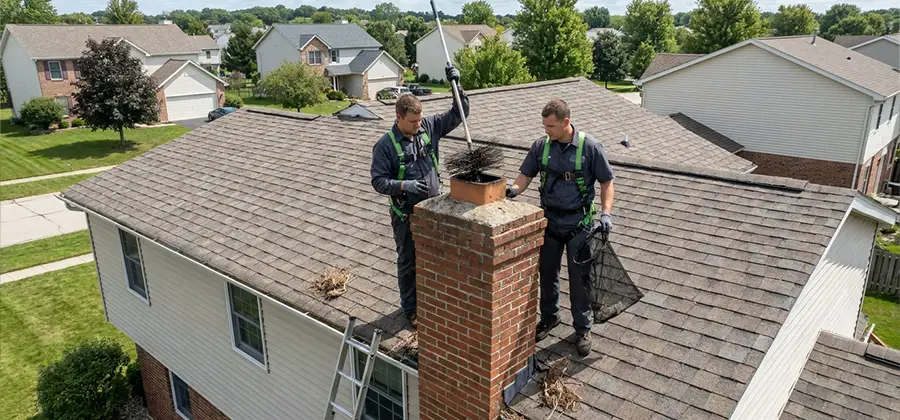 Bird Removal From Chimney in Kearny