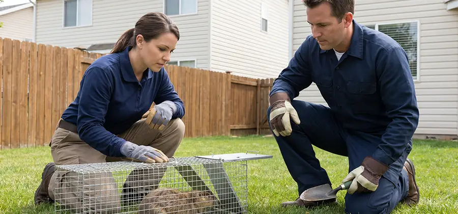 Gopher Control Companies Program in Kearny